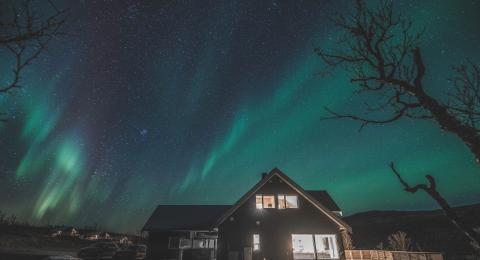 Nordlys over Grønliskaret